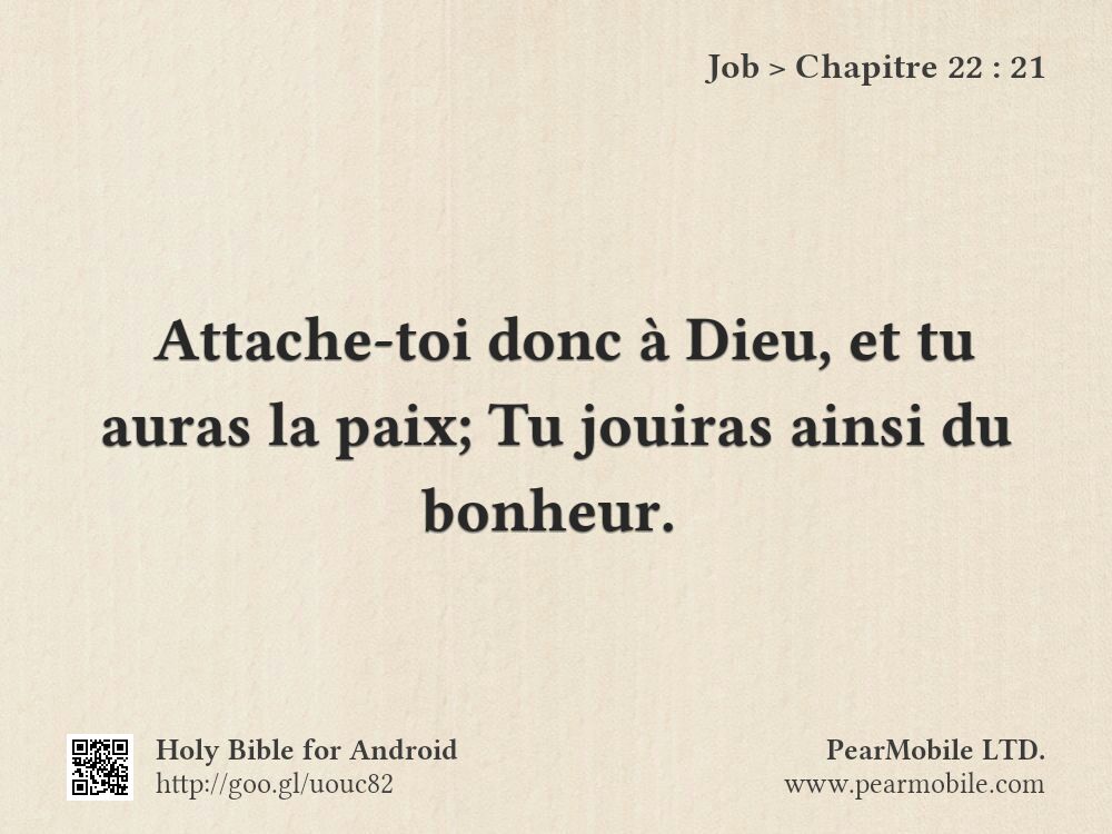 Job, Chapitre 22:21